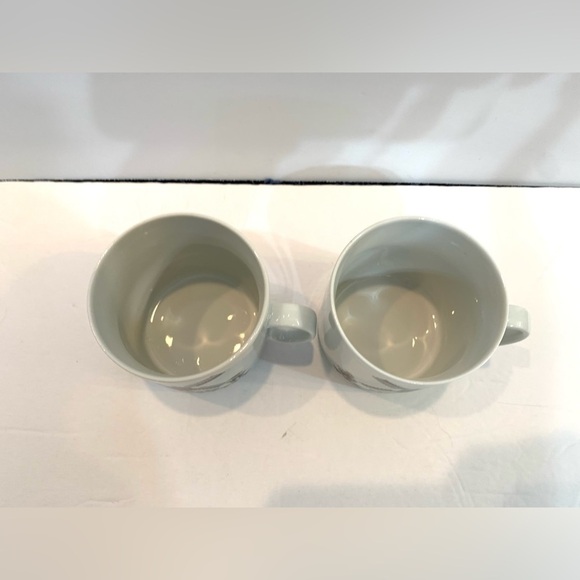 Vintage Kronester coffee/tea cup Set of 2 Windmill Crosstitch Lego Mugs Germany - Picture 5 of 6